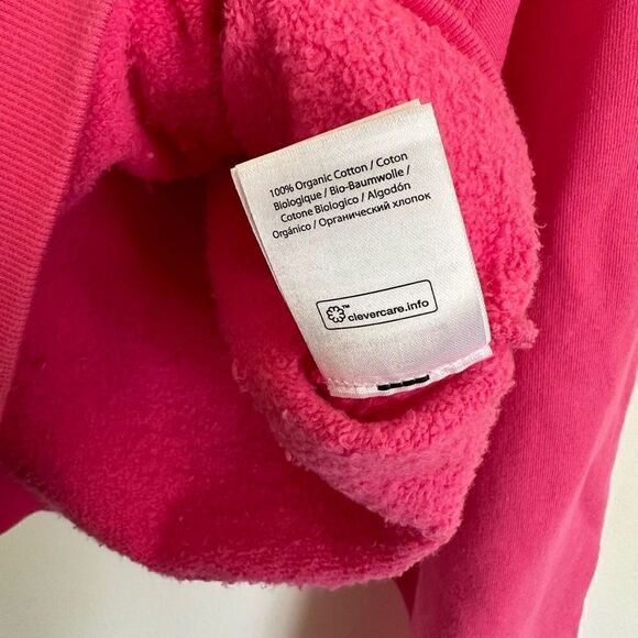 ROTATE BIRGER CHRISTENSEN Viola Cropped Barbie pink Hoodie - Picture 11 of 11